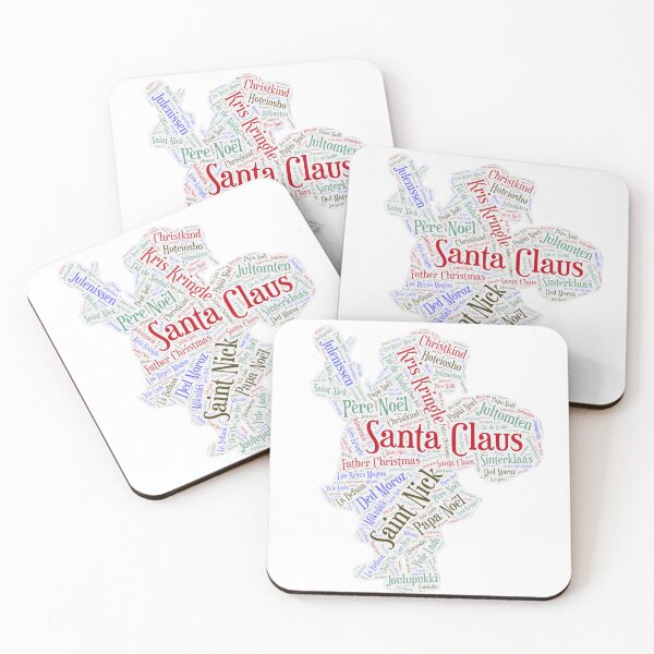 Item preview, Santa Claus Wordcloud for Lighter Backgrounds designed and sold by WordsYouLove.