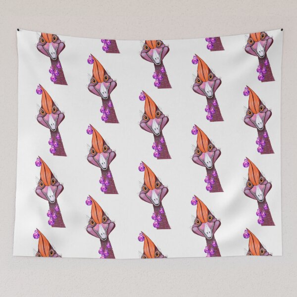 Item preview, Quirky Festive Cassowary designed and sold by Linda Callaghan.