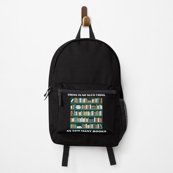 Item preview, There Is No Such Thing As Too Many Books Bookworm Reading designed and sold by MagicSD Designs.