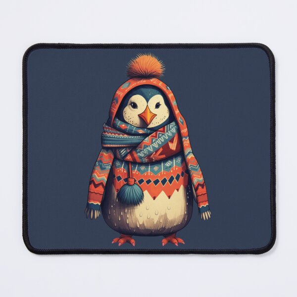 Artikelvorschau, Arktischer Chic: Gemütlicher Pinguin im Aztekenpullover entworfen und verkauft von minjagoods.