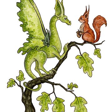 Artwork thumbnail, Oak Tree Encounter by AmyBrownArt