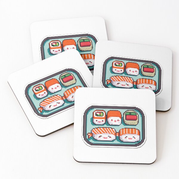 Item preview, pixel sushi tray designed and sold by Recota.