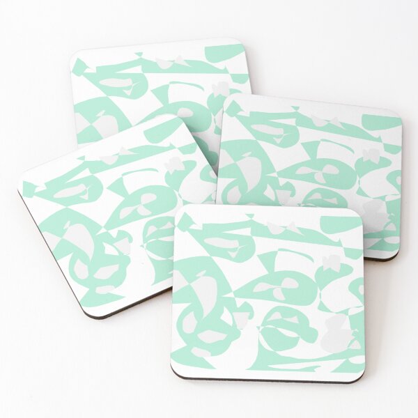 Item preview, groovy teal pattern designed and sold by Keraboutart.