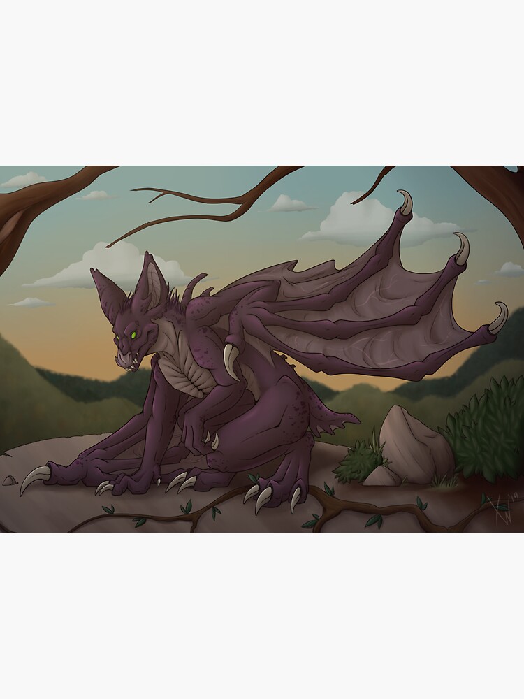Thumbnail 3 of 3, Sticker, Scorchbeast designed and sold by XantheDoodles.