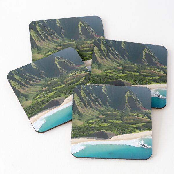 Item preview, "Costa hawaiana ": creada por IA designed and sold by Dan Farsaci.