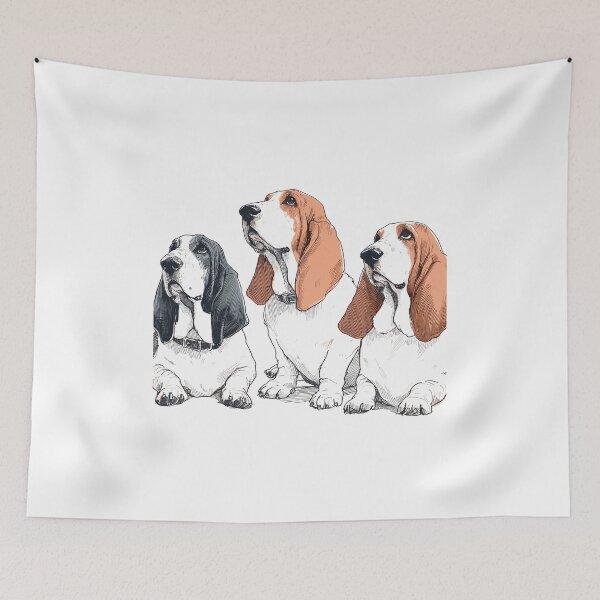Item preview, The Basset Hound Brothers designed and sold by TheAwesomeBox.