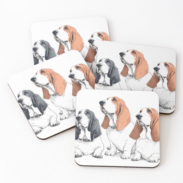 Item preview, The Basset Hound Brothers designed and sold by TheAwesomeBox.