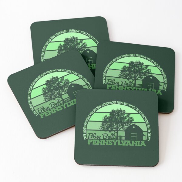 Item preview, Blue Bell Pennsylvania Sunset Retro Vintage Local Pride Logo designed and sold by CRHPOD20.