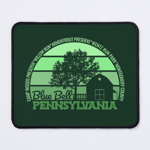 Item preview, Blue Bell Pennsylvania Sunset Retro Vintage Local Pride Logo designed and sold by CRHPOD20.