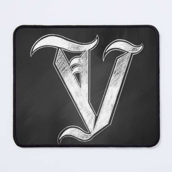 Item preview, Letter V chalk 2022 designed and sold by Anovaart.