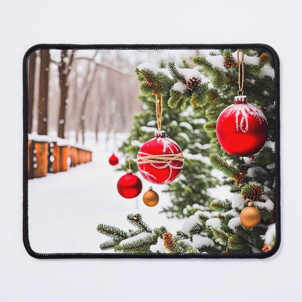 Item preview, Rustic yule tree in the snow designed and sold by Earth Nature Creations.