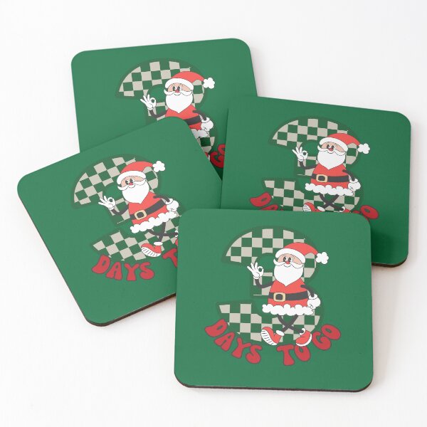 Item preview, Retro Christmas countdown | 3 days to go | designed and sold by VieBelieve.