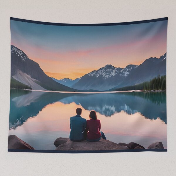 Item preview, "Alaskan Sunset" AI-created designed and sold by Dan Farsaci.