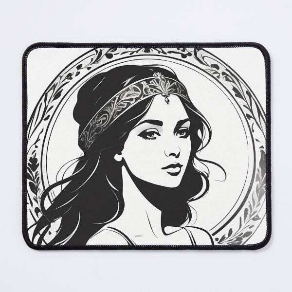 Item preview, Exploring Digital Beauty: Silhouettes of Women in Contemporary Art designed and sold by Artedig.