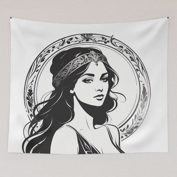 Item preview, Exploring Digital Beauty: Silhouettes of Women in Contemporary Art designed and sold by Artedig.