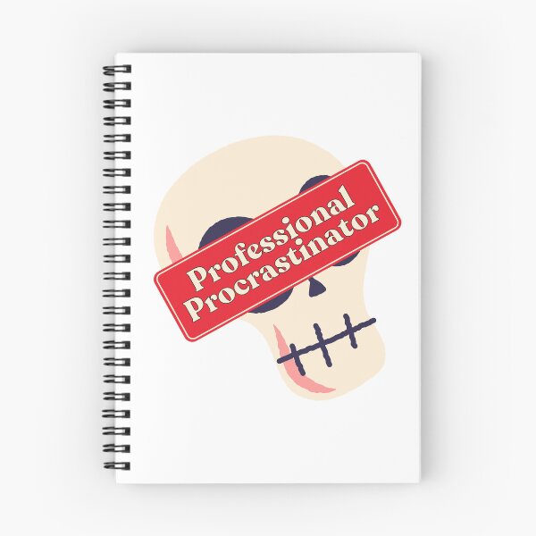 Item preview, Professional Procrastinator Skull designed and sold by Pritam chamiyal.