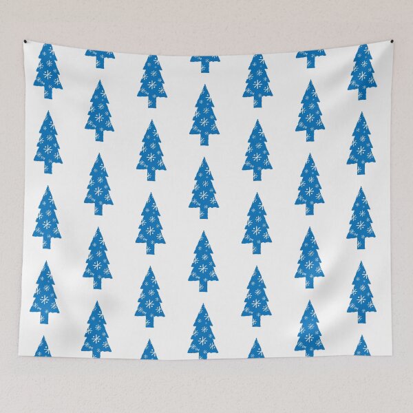 Item preview, Ice Blue Winter Holiday Tree designed and sold by Lisa R. Tennant.