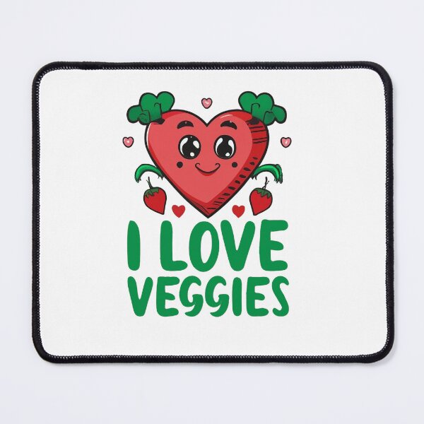 Item preview, I love Veggies.A celebration of your vegetarian journey. Every step you take is a stride toward a healthier, compassionate, and more sustainable world. Gift for your veggie-loving friend. designed and sold by bubblylive.