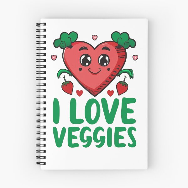 Item preview, I love Veggies.A celebration of your vegetarian journey. Every step you take is a stride toward a healthier, compassionate, and more sustainable world. Gift for your veggie-loving friend. designed and sold by bubblylive.
