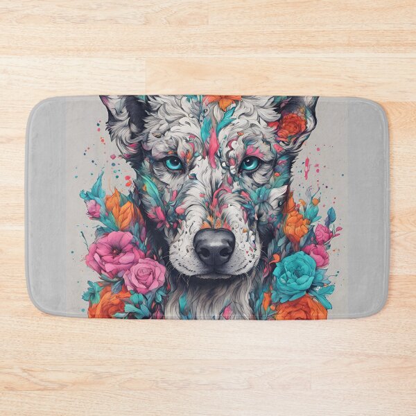 Item preview, Hound Of Color and Flowers designed and sold by SilverSunStudio.