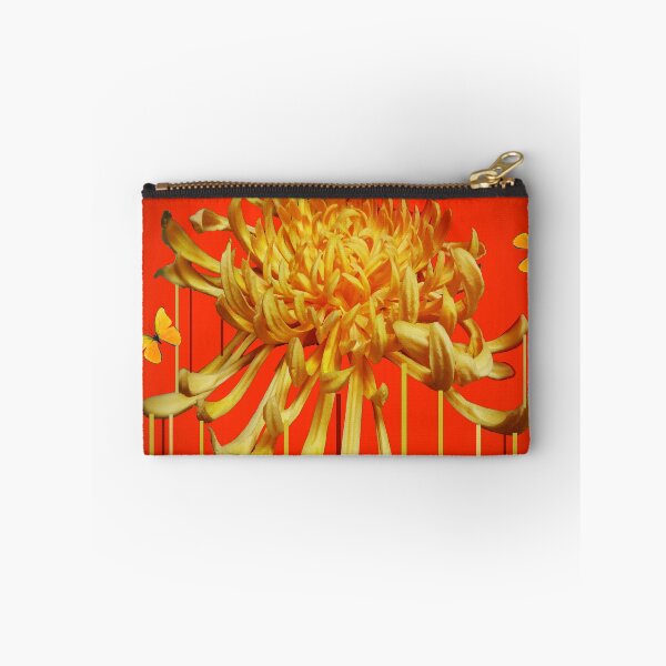 Item preview,  YELLOW SPIDER MUM & BUTTERFLIES ORANGE ART designed and sold by sharlesart.