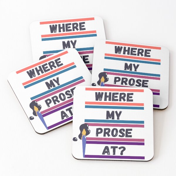 Item preview, Where My Prose At? designed and sold by MyPetMinotaur.