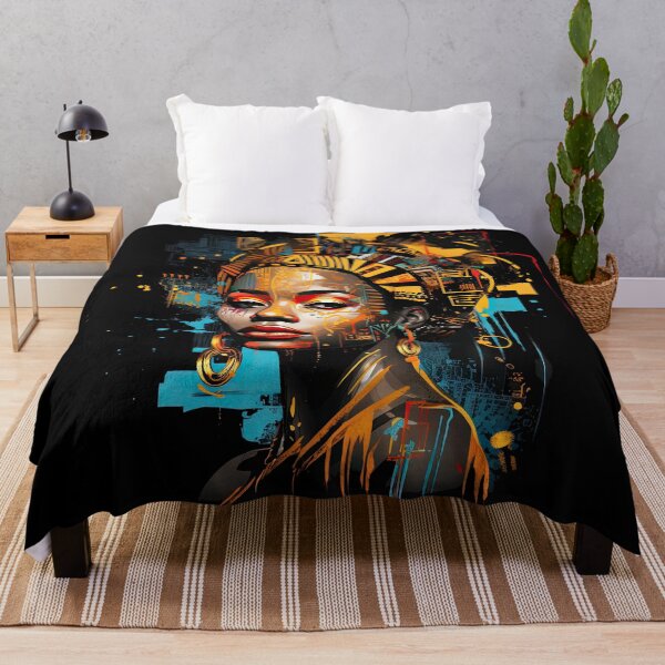 Item preview, Cultural Splendor: Digital Portrait of an African Woman designed and sold by ai1art.