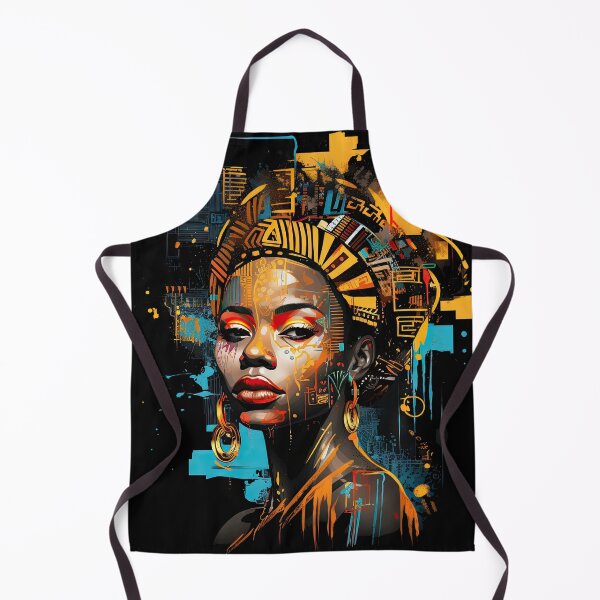 Item preview, Cultural Splendor: Digital Portrait of an African Woman designed and sold by ai1art.