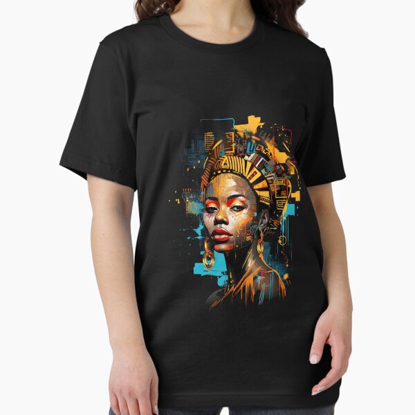 Item preview, Cultural Splendor: Digital Portrait of an African Woman designed and sold by ai1art.