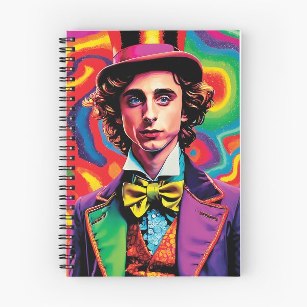 Artikelvorschau, Timothée Chalamet as Wonka entworfen und verkauft von rubyrabbitmedia.