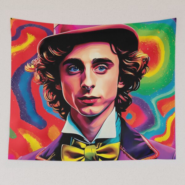 Item preview, Timothée Chalamet as Wonka designed and sold by rubyrabbitmedia.