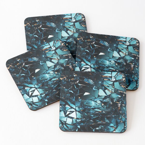Item preview, Fragmented Glimmer: Shattered Mirror Reflections & Sequin Party Mosaic designed and sold by polonuim210.