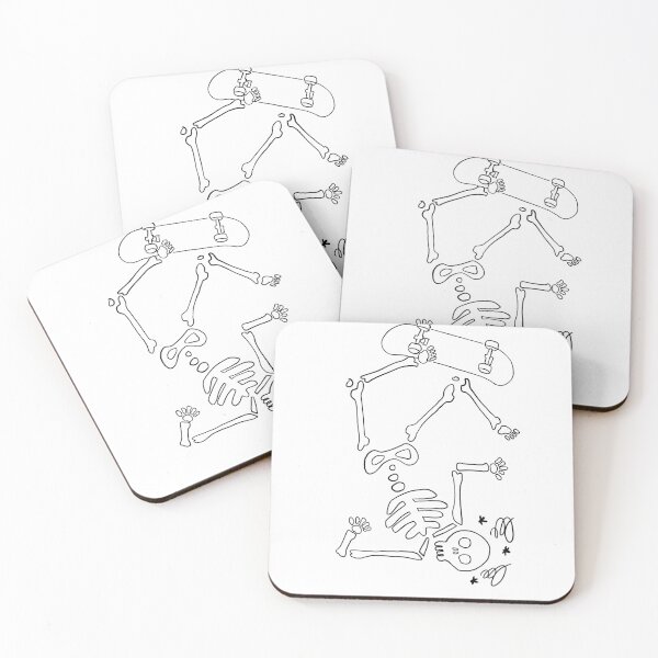 Item preview, Skeleton Skateboarding designed and sold by ShopUndefinedStickers&Shirts.