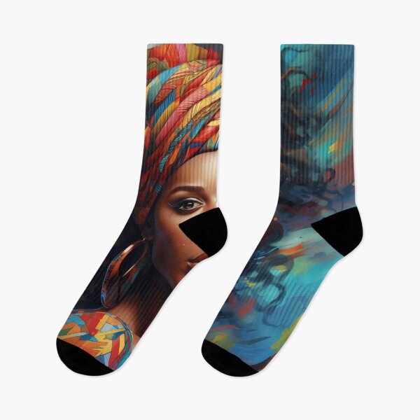 Item preview, Diversity in Radiance: Vibrant Digital Portrait of a Woman designed and sold by ai1art.
