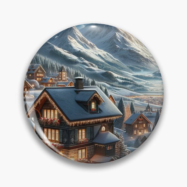 Item preview, Enchanted Winter Moonlight Village designed and sold by RyanBelandres.