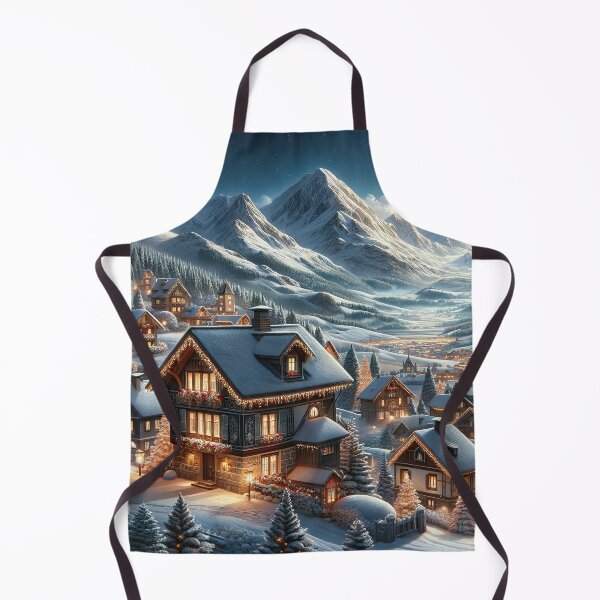 Item preview, Enchanted Winter Moonlight Village designed and sold by RyanBelandres.
