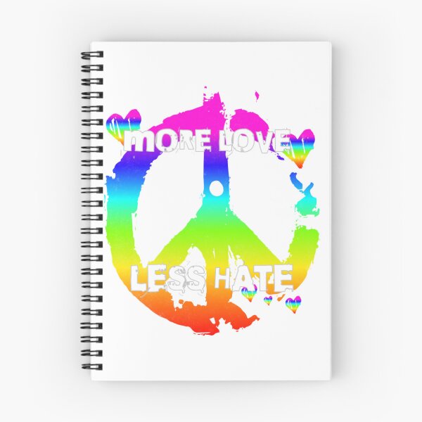 Item preview, PEACE, MORE LOVE, LESS HATE designed and sold by Inked-Attire.