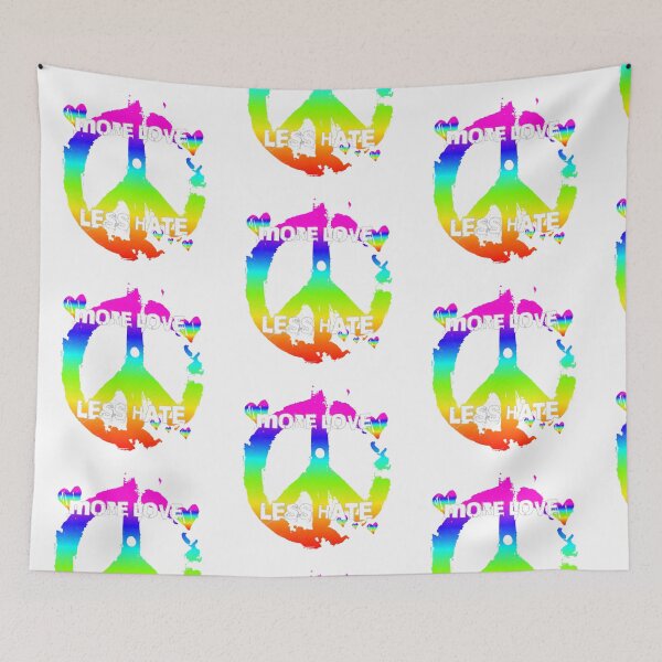 Item preview, PEACE, MORE LOVE, LESS HATE designed and sold by Inked-Attire.