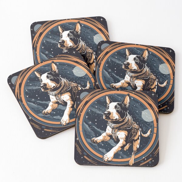 Item preview, Bull Terrier in Space designed and sold by TheArtisticJoe.