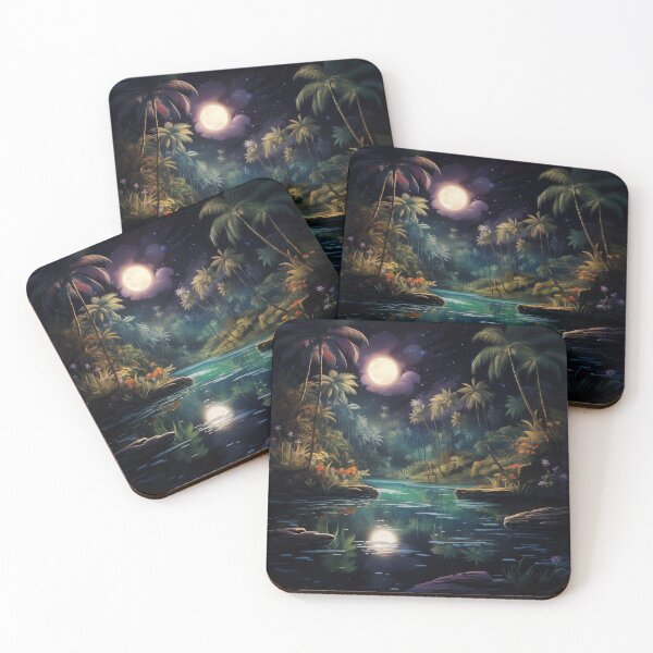 Item preview, oasis in the night time designed and sold by Your Dreams SHOP.