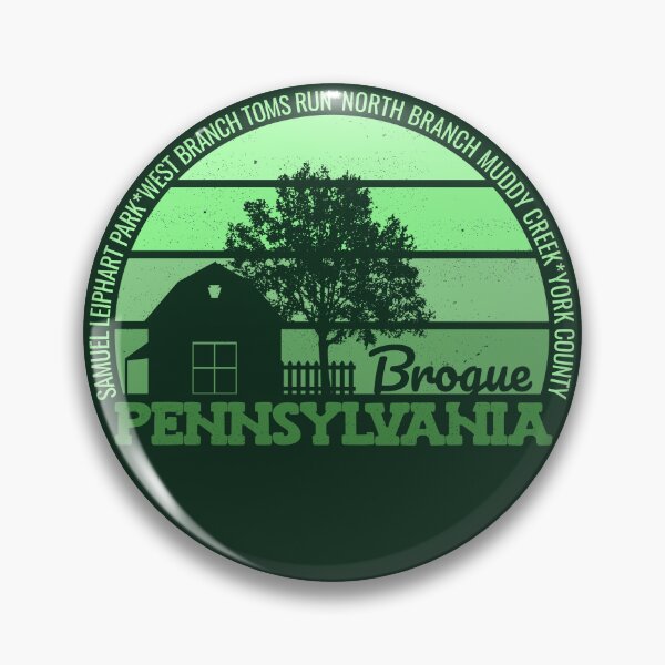 Item preview, Brogue Pennsylvania Sunset Retro Vintage Local Pride Logo designed and sold by CRHPOD20.
