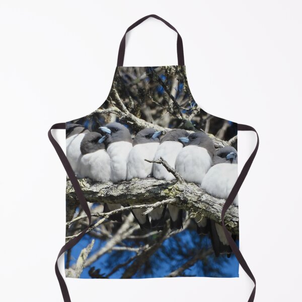 Item preview, White-Breasted Woodswollows friendly group photo designed and sold by Mark Grimsley.