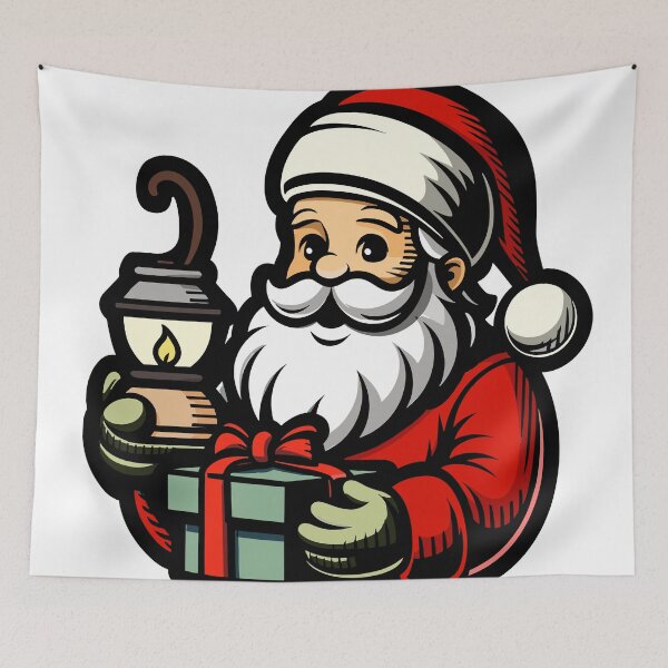 Item preview, Jolly Santa with Lantern and Gift designed and sold by RyanBelandres.