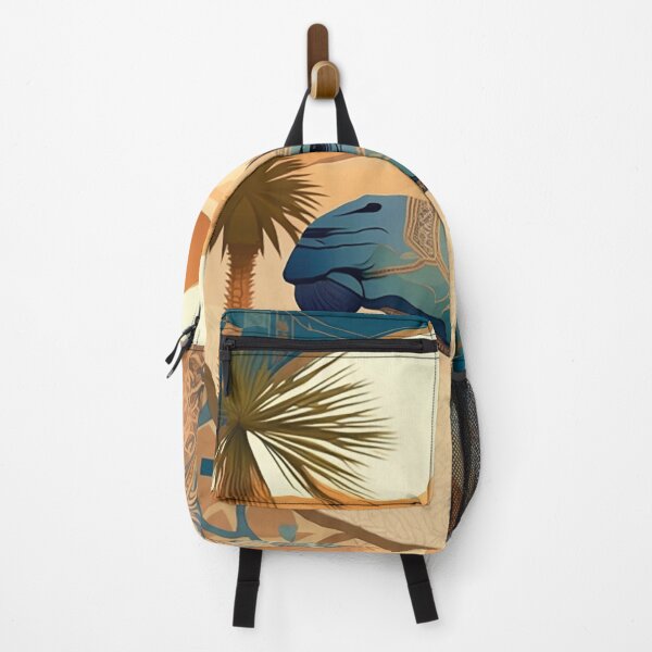 Item preview, Desert Majesty: Camel Profile Amidst Dune Flora and Sunset Hues designed and sold by PaintbrushPlace.
