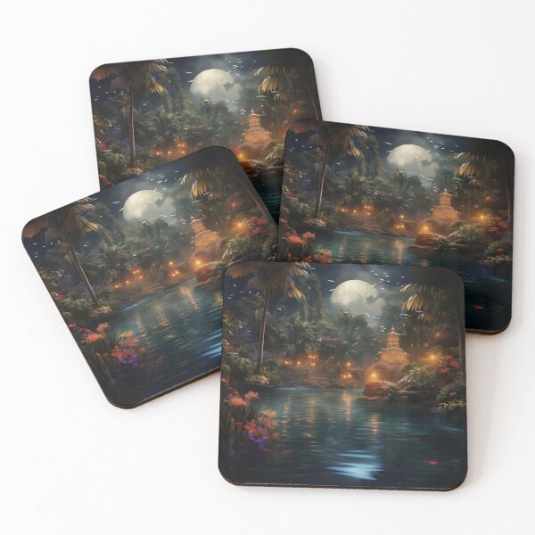 Item preview, oasis in the night time designed and sold by Your Dreams SHOP.