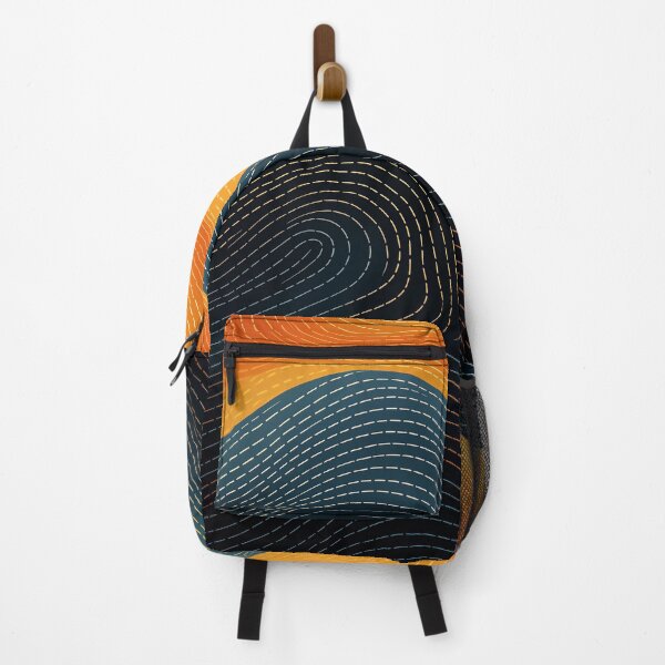 Item preview, Abstract Waves Dashed Lines designed and sold by EnchantArtCo.