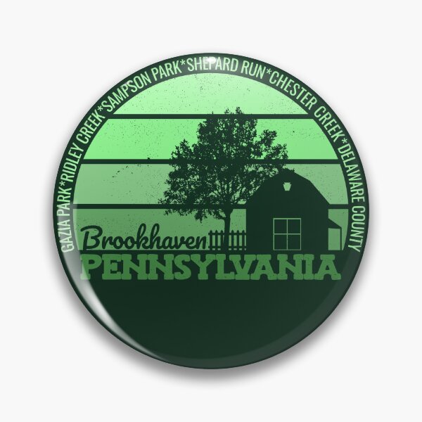 Item preview, Brookhaven Pennsylvania Sunset Retro Vintage Local Pride Logo designed and sold by CRHPOD20.