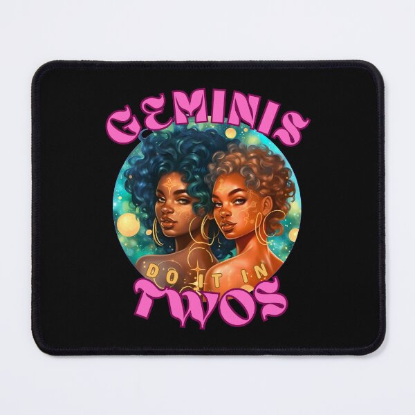 Item preview, Geminis Do It In Twos. gemini astrological sign designed and sold by ZodiacWonders.