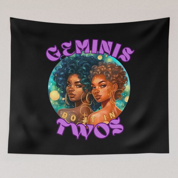 Item preview, Geminis Do It In Twos. gemini constellation designed and sold by ZodiacWonders.