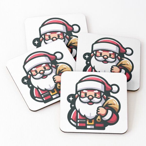 Item preview, Cheerful Santa with Sack of Presents designed and sold by RyanBelandres.